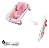 Tina Bañera Plegable Para Bebé Color Rosa Tina Bañera Plegab Tina Bañera Plegable Para Bebé