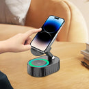 Soporte De Telefono Con Audio Por Induccion + Bluetooth +luz Disponible