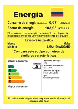 Lavadora Automática Mabe Digital 14 Kg Carga Superior 127v Diamond Gray