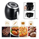 Freidora Digital Sin Aceite Fit Fry Air Fryer 4.2 Litros Negro