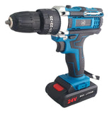 Taladro Percutor Inalambrico Trabajo Industrial 3/8 Azul Frecuencia 60Hz 21