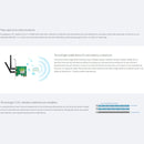 Tarjeta Red Pci Express Wifi N 300mbps Tp-link Tl-wn881nd