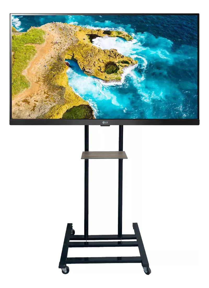 Soporte Pedestal Con Ruedas Para Tv 32 - 60 Precio Justo Negro