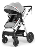 Coche De Bebe Para Recien Nacidos 2 En 1 Con Moisés 0 Meses Gris