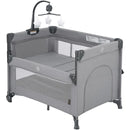 Qutanix Corralito De Bebe 2 En 1, Cuna Portatil Plegable Fac