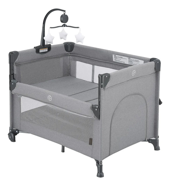 Qutanix Corralito De Bebe 2 En 1, Cuna Portatil Plegable Fac