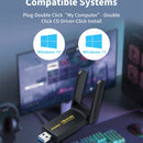 Adaptador Wifi 6 Fenvi Fu-ax1800 Doble Banda 2,4 Y 5ghz 1200