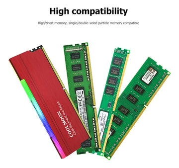 Disipador De Calor Para Ram Con Rgb 5v 3 Pines Ram Cooler