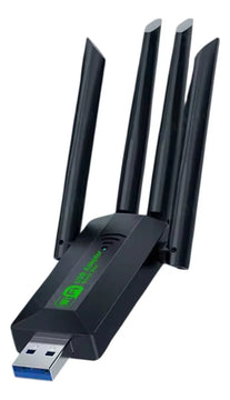 Usb Wifi 4 Antenas Dual Band 2.4g+5g Full Alcance