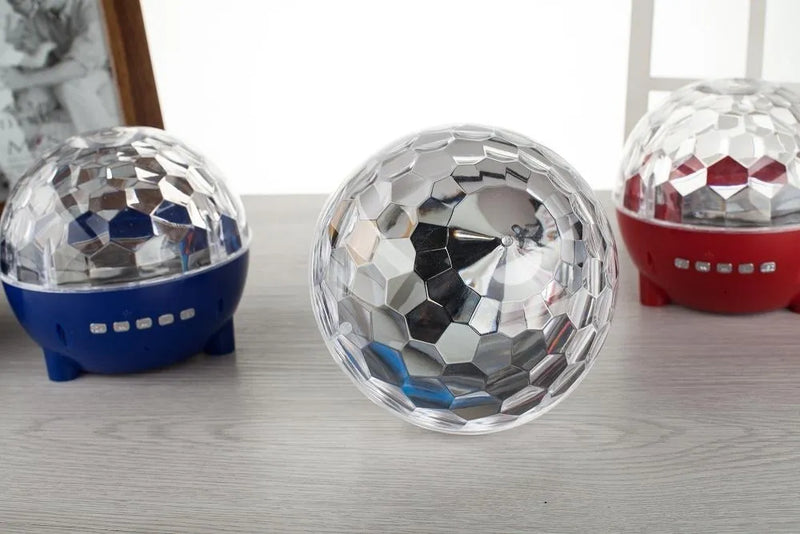 Parlante Bluetooth Portátil Lámpara Luces Colores Led Usb Tf