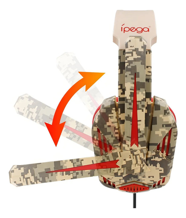 Audifonos Gamer Diadem Jack Usb Led Militar Gaming Economico