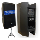 Parlante Activo Audio Sound 15.000w + Base 15 Pulgadas Negro
