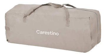 Carestino Marsella cuna corral rayada con cambiador y bolso