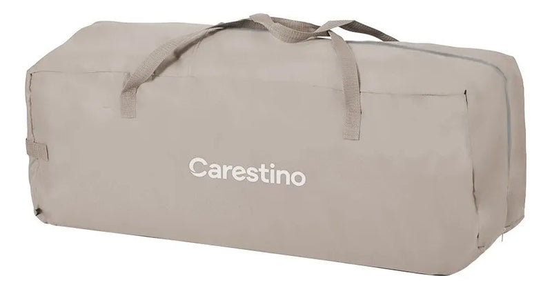 Carestino Marsella cuna corral rayada con cambiador y bolso