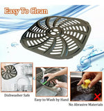 Gszn Sartén Parrilla Freidoras Gourmia 6qt, Antiadherente