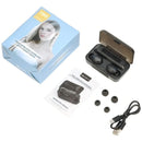Fone de ouvido in-ear sem fio TWS F9-5 BTH-F9-5 negro