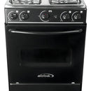 Estufa De Piso Con Horno Abba 4 Pts Gn At 101-6n N Negro