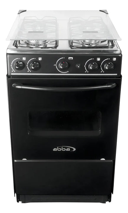 Estufa De Piso Con Horno Abba 4 Pts Gn At 101-6n N Negro