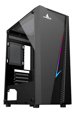 Chasis Gamer Iceberg Flux Elite Argb 1 Fan Iceberg Negro