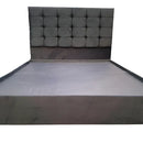 Colchon Doble + Basecama + Espaldar Almohadas Envio Bogota Negro Gris Cafe