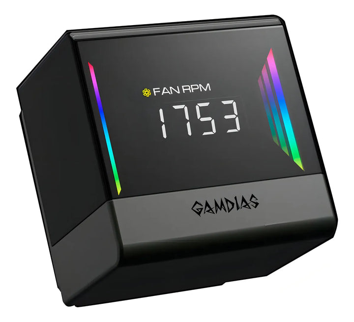 Enfriamiento Gamdias Chione E4-240 Digital 240mm Lga1700/am5 Led Rgb Negro