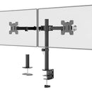 Soporte Para 2 Monitores Doble Dual Escritorio Wali M002-32 Negro Tamaño de 13" a 32"