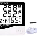 Reloj Termohigrometro Digital Sonda Temperatura Humedad Htc2