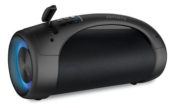 Parlante AIWA Bluetooth Portatil AWS600BT 50W RMS Boombox Color Negro
