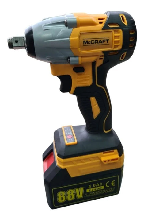 Pistola Impacto Inalambrica 1/2 Con 2 Baterias Y Herramienta