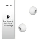Audífonos Inalámbricos Bluetooth Libitium AUDI-B Color Blanco/Azul con Estuche de Carga
