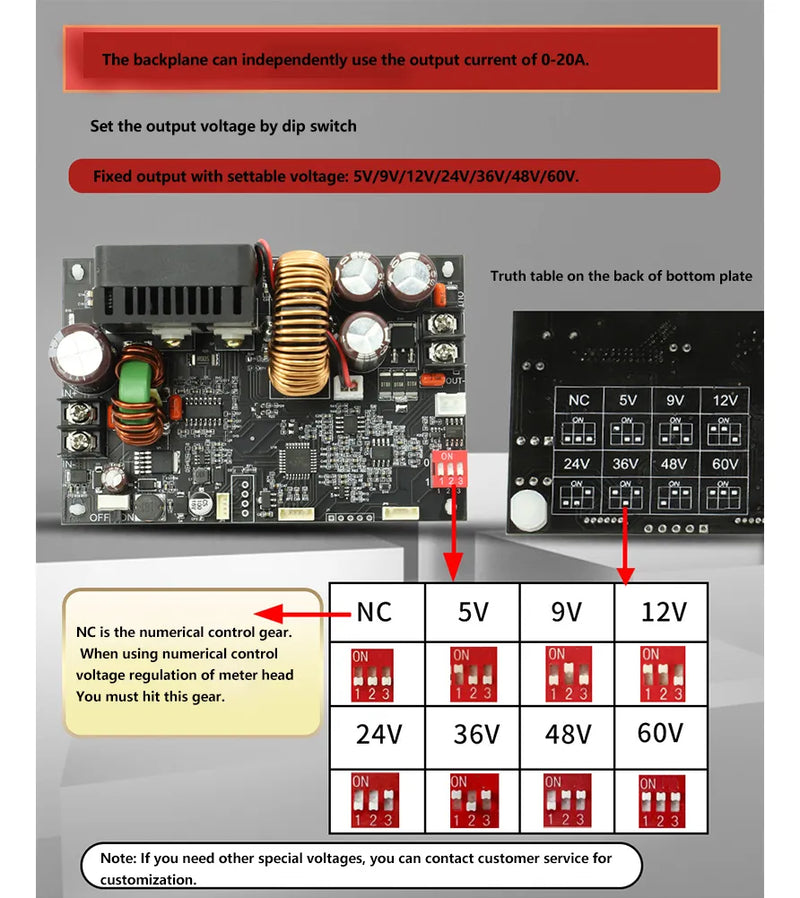 Fuente De Alimentación 1 Pc Parts Step - Down Electrical Equ