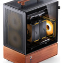 Jonsbo T7 Negro Micro Atx Pc Caso Chasis De Aluminio Con