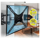 Fopnew® X-400 Soporte De Pantalla Pared Tv 15 A 55 Pulgadas 30kg Universal Inclinable Y Ajustable Color Negro