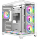 Chasis Gamer Crystal Cube Xl Blanco X7 Fan Argb Blanco