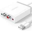 Adaptador De Audio De Tarjeta De Sonido, Ugreen