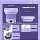 Mini Lavadora Portátil Lavadora World Morado