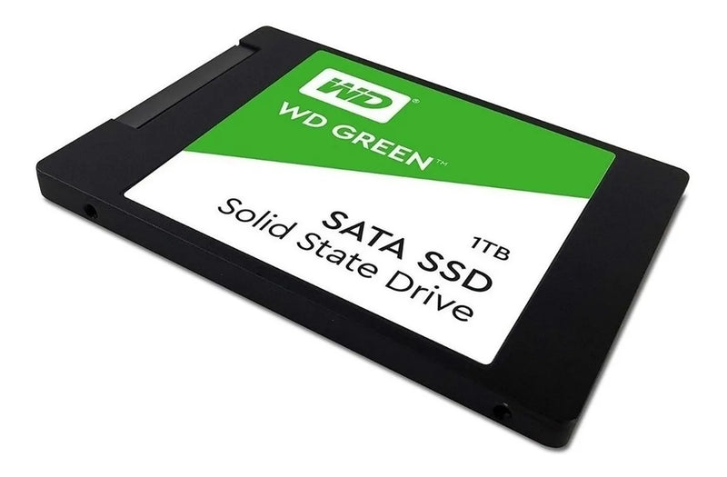 Disco sólido SSD interno 1TB Western Digital WD Green WDS100T3G0A verde 545MBs