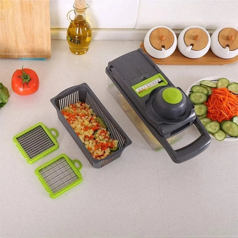 Mandolina Cortador De Verduras Triturador Vegetales 15 En 1