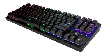 Teclado Gamer Xtrike Me Mecanico 7 Colores Pc Qwerty Gaming Teclado Negro Idioma Inglés US