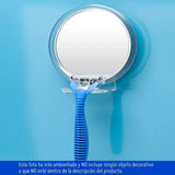 Espejo Adherente Porta Cuchillas Baño Ducha 12×12cm