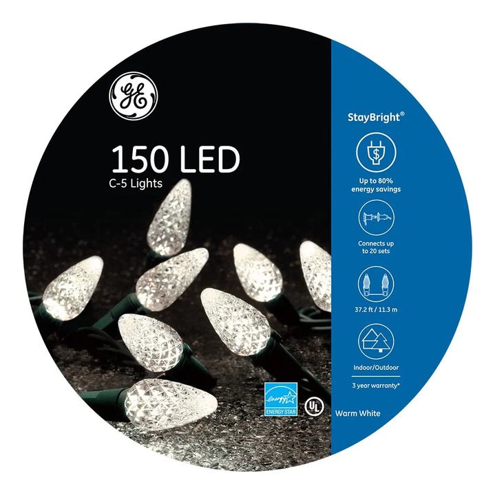 Extensión 150 Luces Navideñas Led General Electric 37.25