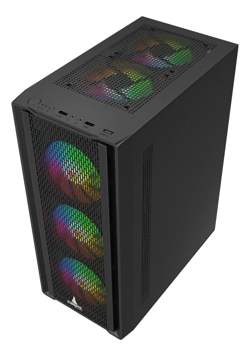 Gabinete Gamer Iceberg Flow C Negro 6 Fans Argb