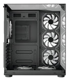 Chasis Gamer Iceberg Crystal Cube S Black 6 Fans Argb