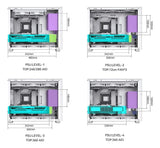Caja Jonsbo D31 Mesh Sc Con Pantalla Y Soporte Rtx 4090