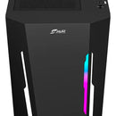 Chasis Gamer E-atx Jyr Jx124 Apolo Negro X5 Fan Argb