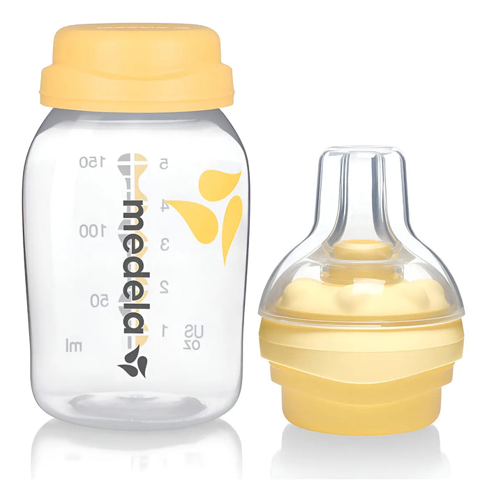 Tetero + Chupo Medela Calma Libre De Bpa Biberon Set 5oz Color Amarillo