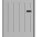 Lavadora Carga Superior 10 Kg Gris Acero Inoxidable Midea