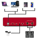 Tarjeta De Sonido Dos Canales Depusheng Md22 | Phantom +48v
