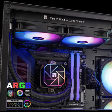 Enfriamiento Liquido Ta Pc Cpu 240mm Argb Lga 1700 Am5 Am4 Negro