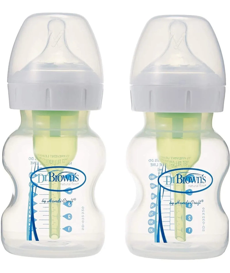 Set Tetero 5oz B A Options + Pq-2 Color Transparente